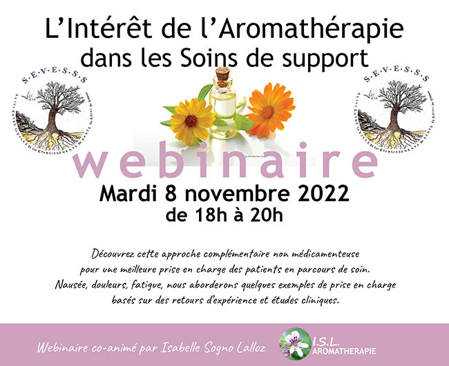 Webinaire Sevesss ISL Aromatherapie Novembre 2022 b