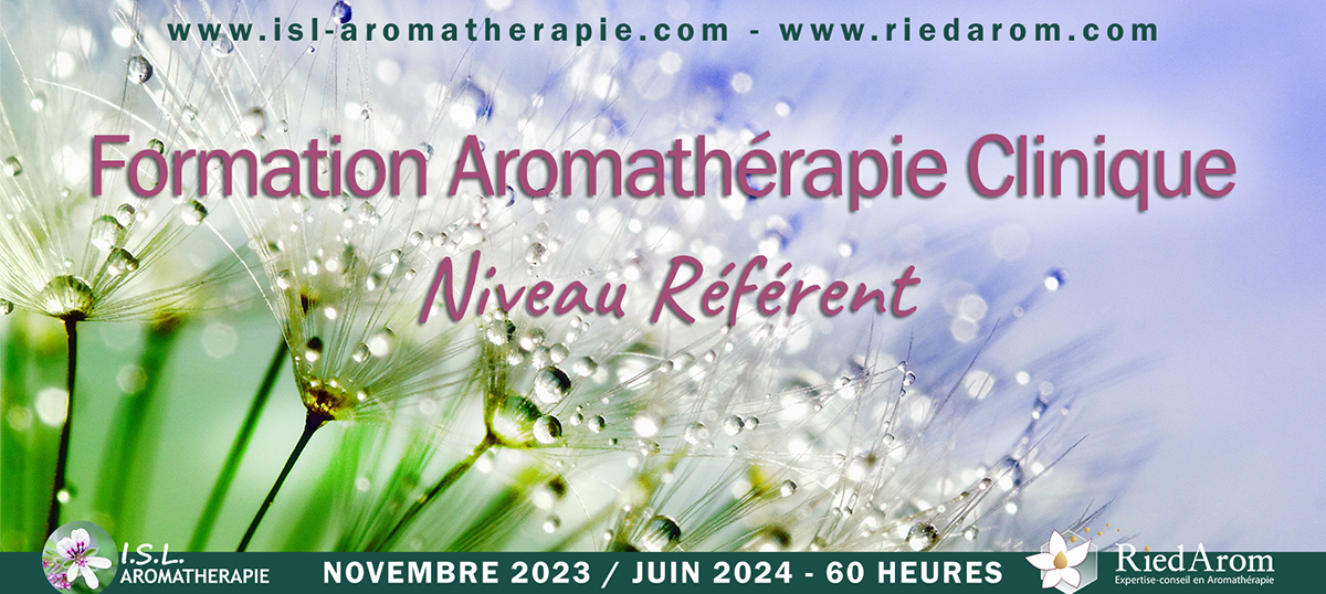 Formation Referent ISL Aromatherapie Riedarom 2023 24