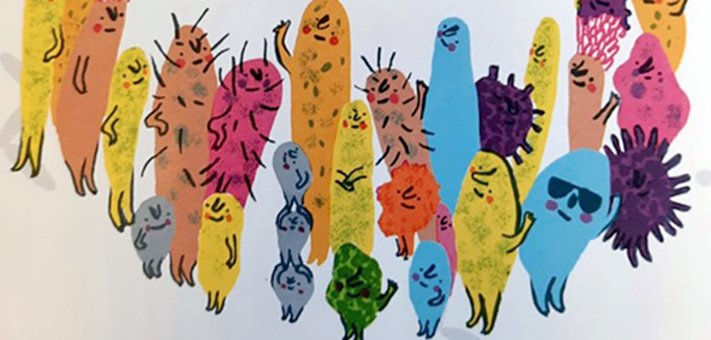 Microbiote Illustration Kattie Brosnan